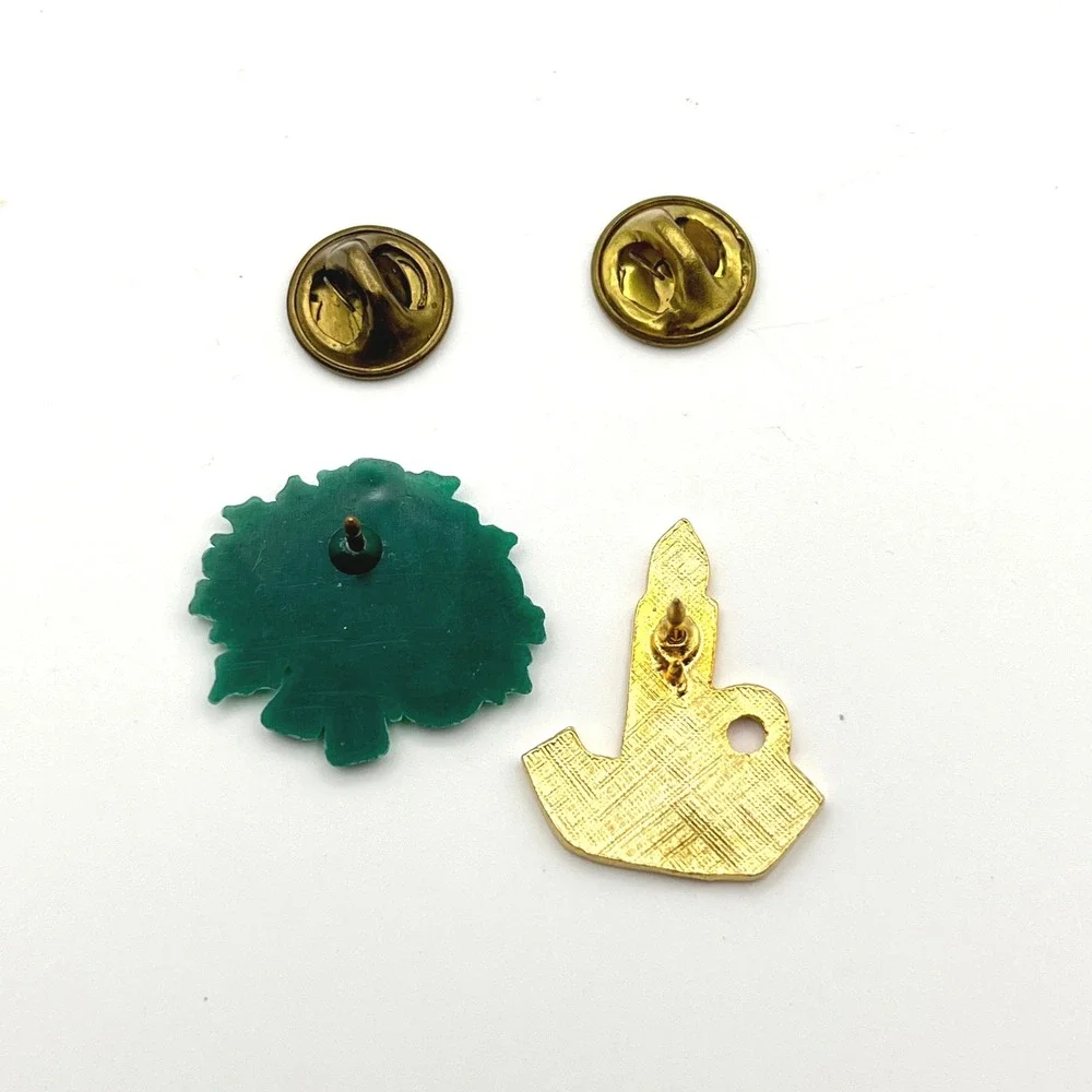 Jesus Is The Reason For The Season Christmas Lapel Pin Set Religious‎ Candle 2pc